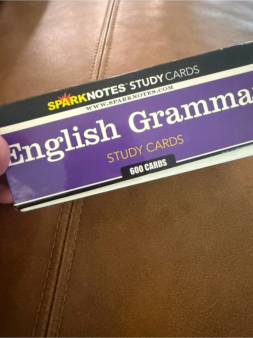 SparkNotes Study Cards for English Grammar